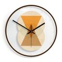 Horloge murale en verre - Nouveauprints - Cercles et triangles
