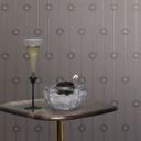 Versace ikke-vævet tapet base border medusahoved grå sort sølv metallic