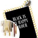 Plakat - Black is my happy colour
