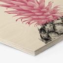 Hexagon Hout 1X Studio - Pink Pineapple