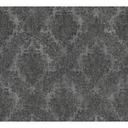 A.S. Création baroque tapet i sort og grå non-woven tapet i barokstil