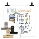 Poster - Before Workout - carré