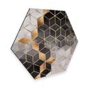 Hexagon Dibond Fredriksson - Smoky Cubes