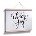 Póster Choose Joy - blanco