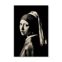 Cuadro de madera Vermeer - La muchacha de la perla orejera