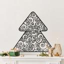 Wallsticker Juletræsornament som vægklistremærke