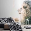 Livingwalls papier peint photo ARTist Lion in Snow