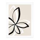 Póster uplusmestudio - Line Art - La doble flor