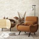 Ikke-vævet tapet GOLDEN GROVE Elle Decoration 4, creme