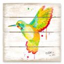 Cuadro de madera Buttafly - Colibrí - 40x41,5 cm