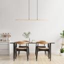 Pendelleuchte Anabelle, braun, 150 x 103 cm, Holz Pendelleuchte