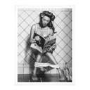Póster gNo - Multitarea en blanco y negro