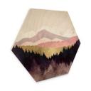 Hexagone - Bois SpaceFrog Designs - Forêt violette
