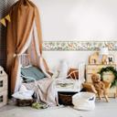 Børnetapet, non-woven tapet Kids Walls hvid, grøn, beige