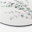Tableau en alu-Dibond Sisi & Seb - Branche d'Eucalyptus - Rond