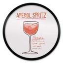Cóctel Póster - Fritsch - Aperol Spritz- Redondo