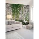 non-woven tapet Stonewall moderne natur fototapet Designwalls i grøn og grå 