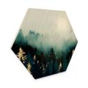 Hexagone - Bois SpaceFrog Designs - Forêt brumeuse