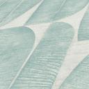 Papel pintado de tejido-no tejido con relieve de hojas en azul claro - Diseño fresco para una sensación de amplitud en la habitación
