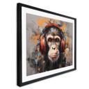 Póster DJ mono con auriculares - Magnusson