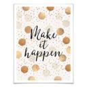 Plakat - Frederiksson - Make it happen - Dots