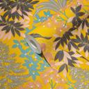 Papel pintado Jungla amarillo, negro - papel pintado tejido-no tejido hojas plantas diseño moderno papel pintado