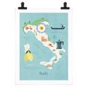 Póster de viajes de Italia - Rivers
