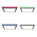 Deckenleuchte Albert, schwarz, 39,6 x 39,6 cm, LED Panel, dimmbar