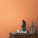 A.S. Creation orange mat non-woven tapet let struktureret monokromt tapet