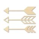 Décoration en bois -  Flèches (3 pièces) - Placage de peuplier