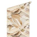 Tapet med mønster Store, beigefarvede blomster | Blomsterdesign - Treechild