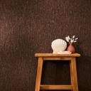 Papel pintado texturado con efecto 3D cobre marrón - Papel pintado no tejido noble 
