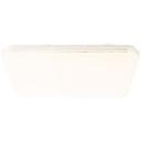Wand- und Deckenleuchte Amelie, silber, weiß, 54 x 54 cm, Deckenlampe