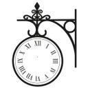Sticker mural horloge de gare antique