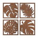 Wood Art Caoba - Set Tropical Hojas