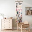 Tekstil plakat Who Run the World - Tohmé