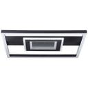 Deckenleuchte Marlies, schwarz, 5 x 37,5 cm, Metall Glitzereffekt