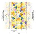 tapet blomstermotiver gul - non-woven tapet blomster planter Livingwalls - mat og glat