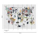 Livingwalls storbyhistorier THE WALL - tapet med steneffekt
