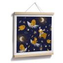 Póster animales del bosque de noche - UN Designs