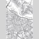 Fototapet - Kort over Amsterdam