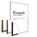Plakat - Typografi - Fernweh