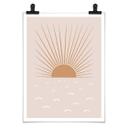 Póster Orara Studio - Luz solar roja