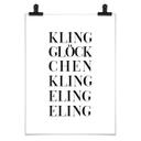 Poster Kling Cloches