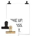 Plakat - Wake up kick ass repeat