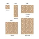 Rumdeler, skillevæg blomsterblade - MDF naturligt look