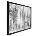 Plakat - Talen - Sort/hvid birkeskov