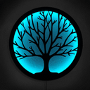 Décoration lumineuse LED en MDF - Arbre de vie