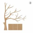 Decoración mural árbol XXL - MDF naturaleza