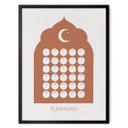 Poster Calendrier ramadan à remplir